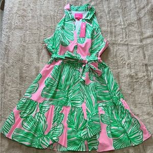 Lilly Pulitzer Trisha Stretch Shirt Dress size 16